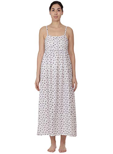 Chemise de nuit sans manches en coton bio Lane 64 pour femme