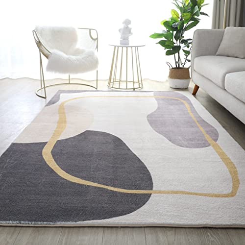 「Tuokus」 ラグ じゅうたん イミテーションカシミア カーペット洗える ラグマット 3畳4畳5畳6畳 防ダニ センターカーペット かわいい 抗菌 消臭 シャギーラグ 絨毯 滑り止め付き ふわふわ サラサラ 長方形 夏秋冬 160*230cm