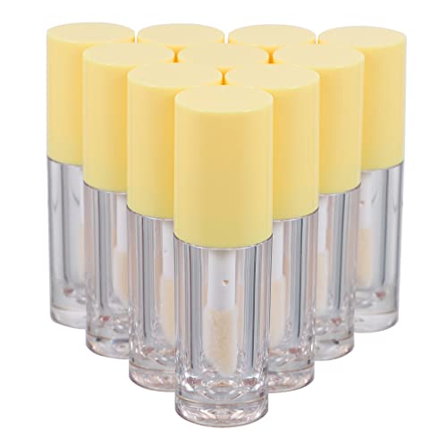 UKCOCO 10 piezas Tubo para Bálsamo Labial de Botellas Reutilizables para Aceite y Brillo de Labios Resistentes y Portátiles para Viaje y DIY