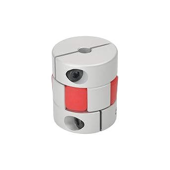 Fielect Shaft Coupling 5mm to 5mm Bore L30xD25 Flexible Coupler Joint for Servo Stepped Motor