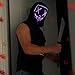 Poptrend Halloween Mask LED Light up Masks for Festival Cosplay Halloween Costume Masquerade Parties,Carnival,Gifts