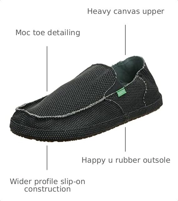 Image of Sanuk Mens Rounder Loafer | Mens Shoes | Slip On Shoes for Men | Men's Slip-on Loafers | Comfort Footbed