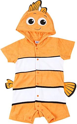 Amazon Co Jp ディズニー Disney ベビー 着ぐるみ半袖ファインディングニモ カバーオール Y5214 90cm 服 ファッション小物