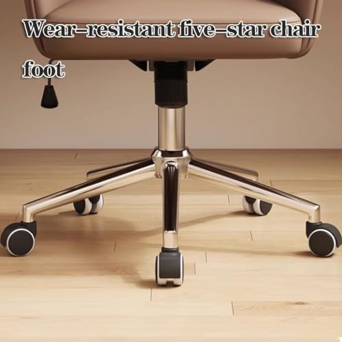 Fauteuil de bureau ergonomique simili cuir à roulettes - 3