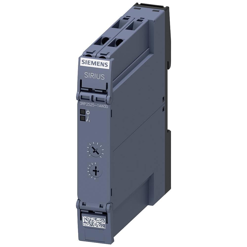 Siemens 3RP25 Zeitrelais, DIN-Hutschiene 250 V dc 12V ac, 240 V ac, 0.05 s to 100 h, 1 Kont. 1, 1-poliger Umschalter