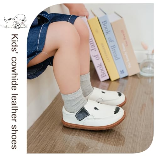 Image of Toddler Boys Closed Toe Sandals, Breathable Leather Kids Sandals with Dinosaur Pattern