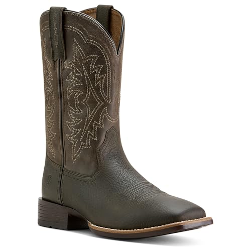 ARIAT ARIAT, Men's, Ryden Ultra Cowboy Boot, Smokey Brown, 12, Medium