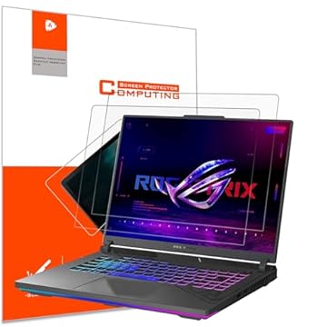 Pacote com 2 protetores de tela antirreflexo para laptop ASUS ROG/TUF de 16 polegadas para jogos, Zephyrus M16/Zephyrus Duo 16/Zephyrus G16/Flow X16/Strix G16, TUF A16 de 16 polegadas, protetor de