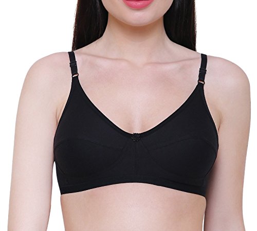 Image of INNER TOUCH Women's Cotton Non-Padded Bra (Pack of 3)