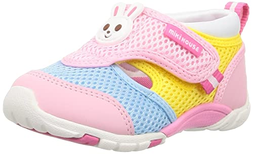 Miki House 12-9303-495 Baby Shoes, Pink, 14.5 cm
