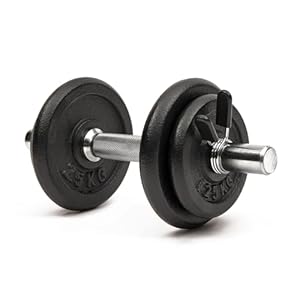 Juego de mancuernas de 10 kg – Juego de mancuernas ajustables para musculación y fitness