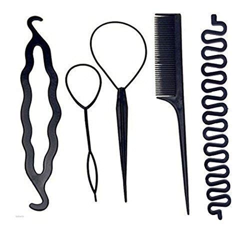 Datar Enterprises Hair Accessories Kit Combo For Women And Girls 30 Gram, Black, Pack of 1