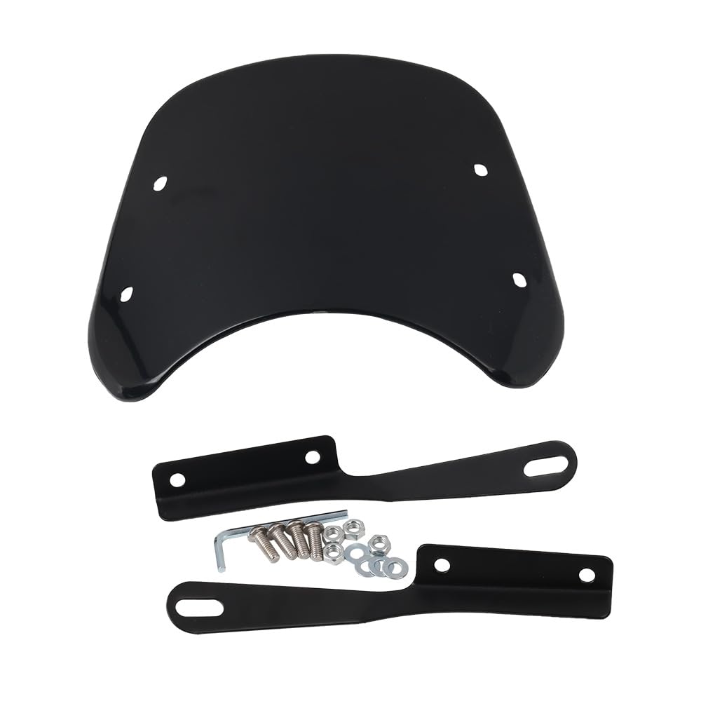 Compatibile con Moto Guzzi V7 V9 V50 Parabrezza Schermo Deflettore Copertura Protezione