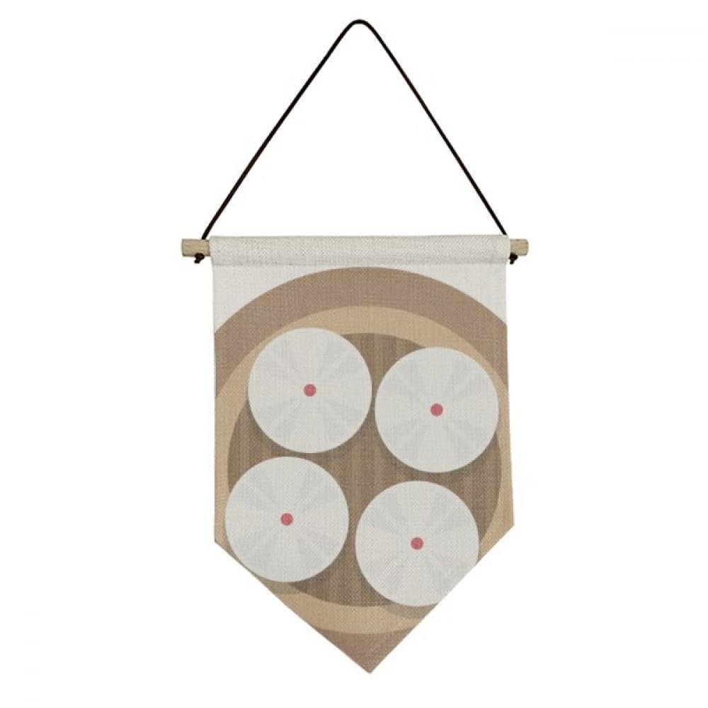 Bannière décorative en toile motif nourriture pour masquer un mur vide simplement - 4