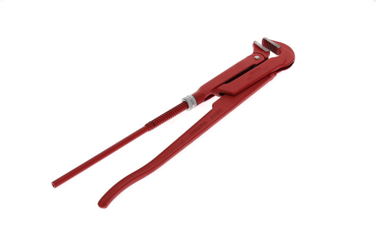 GEDORE Red Giratubi 90°, Giratubi 3 pollice, Apertura 103 mm, Giratubi Svedese, Giratubi a 90, Massiccio, Dentatura Contraria al Senso di Rotazione, R27100030