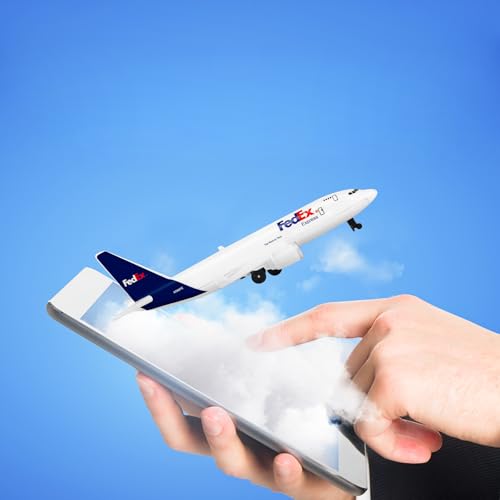 EcoGrowth Planes FedEx Plane Model Airplane Aircraft for Collection & Gifts