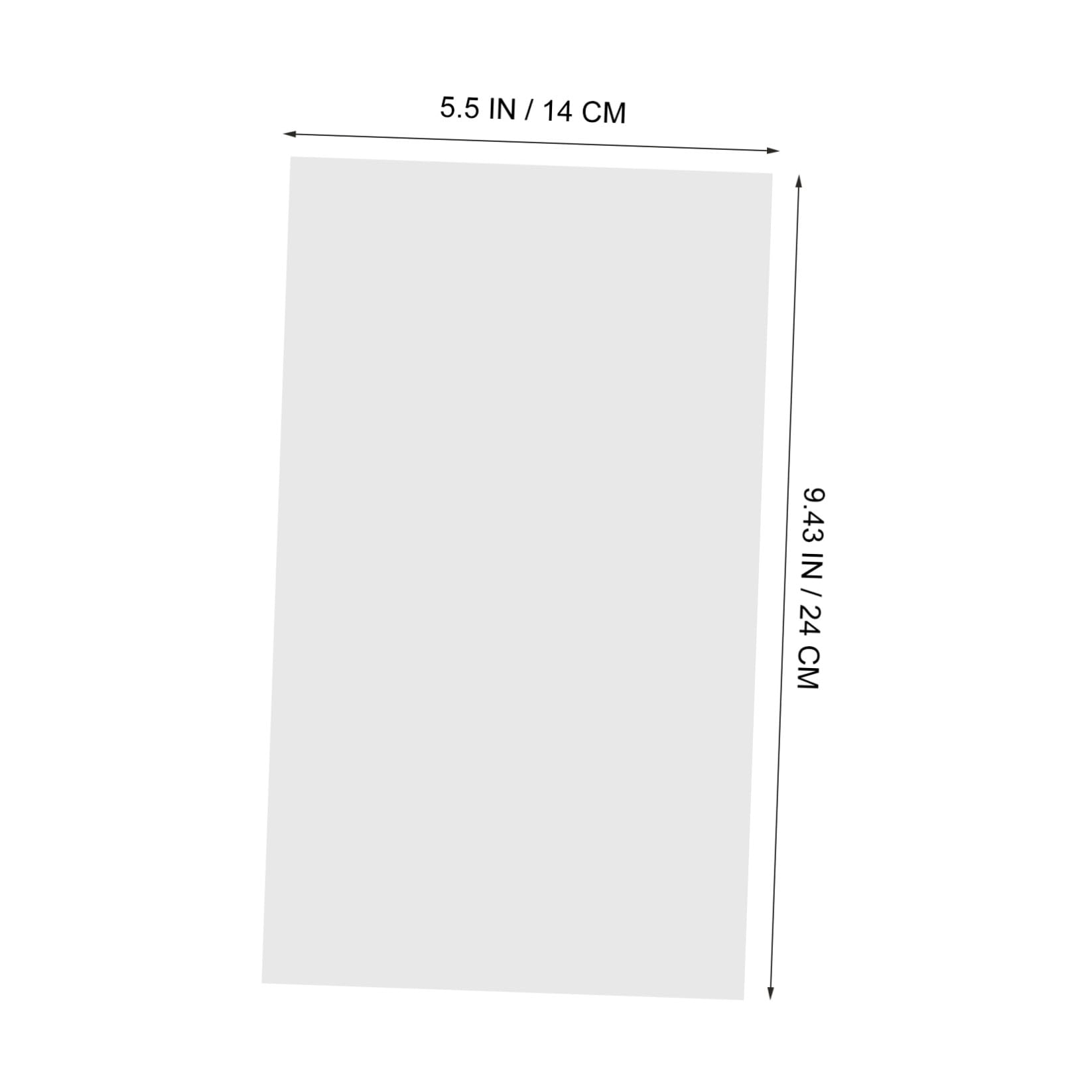 SHERCHPRY Druckerpapier 500 Blatt 70g/m² Dickes Mehrzweck Kartonpapier 240x140mm Blanko Schreib und Bastelpapier Bürobedarf