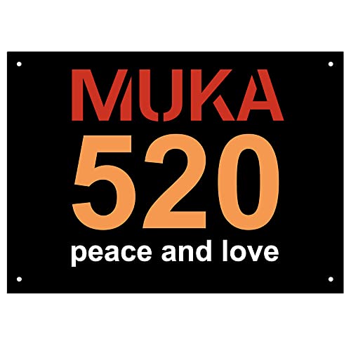 Muka Custom Tyvek Racing Numbers 001-500, 8-1/4 X 6 Inch Full Printing Marathon Race Number #TOP3