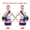 COMFYTHERA Shoulder Abduction Sling - Immobilizer for Injury Support - Pain Relief Arm Pillow for Rotator Cuff with Removable Wedge Abduction Pillow and Stress Ball, Subluxation, Surgery, Dislocated, Broken Arm