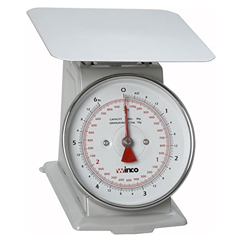 Winco Analog Receiving Scale with Dial, 6.5