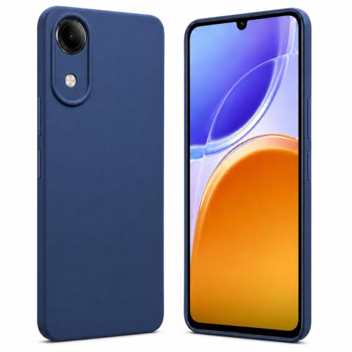 Image of FIRST MART Matte Silicone Back Cover for Vivo T5e - Blue