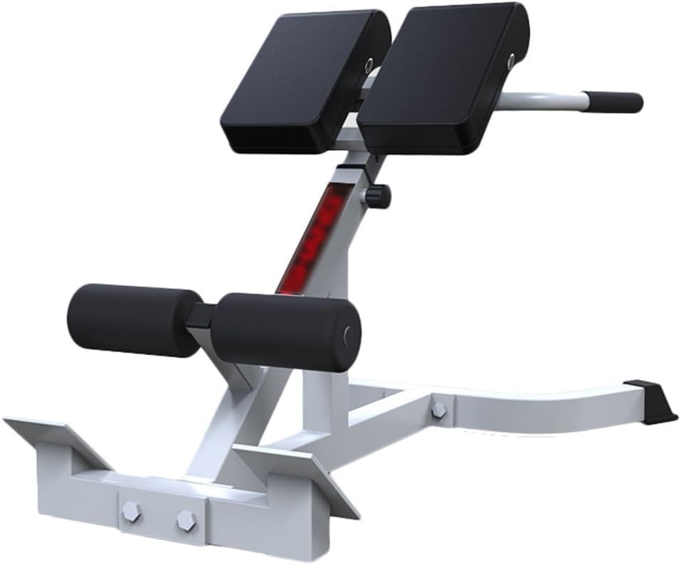 Extensión De Respaldo De Silla Romana Beh, Ajuste De Altura Gym Beh para Gimnasio En Casa, White, 108x56x67.5-92.5cm