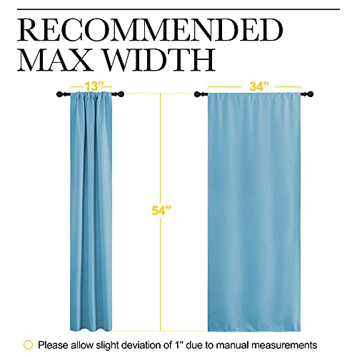image for NICETOWN Kitchen Curtains for Small Windows, Privacy Thermal Insulated