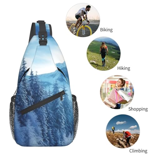 Sling Bag para mujeres y hombres bolso cruzado para senderismo miniatura 5