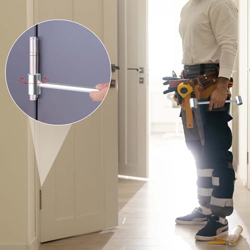 schraubenschlüssel einstellen scharnierabständen, 23-25mm Türscharnier-Einstellwerkzeug Scharnier-Einstellschlüssel Türscharnier-Reparaturwerkzeug Brandschutz-Reinraum-Sicherheitstüren(Silber)