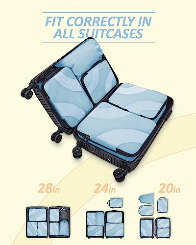 Image of BAGSMART Compression Packing Cubes for Travel