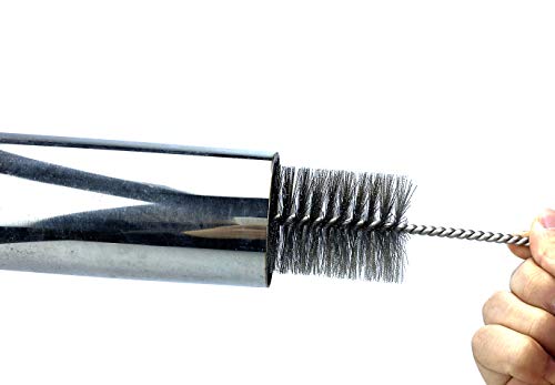 Pipe Cleaning Brush Set Stainless Steel Bristles, Stainless Steel Pipe Brush Steel Bottle Brush 9 Piece Variety Pack For Auto Parts, Bottles, Guns, Tubes, Etc. #TOP5