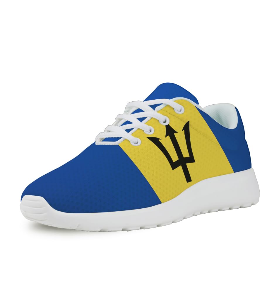 Barbados Flag Shoes for Women Men Trail Running Casual Fashion Sneakers Slip-on Tennis Shoes