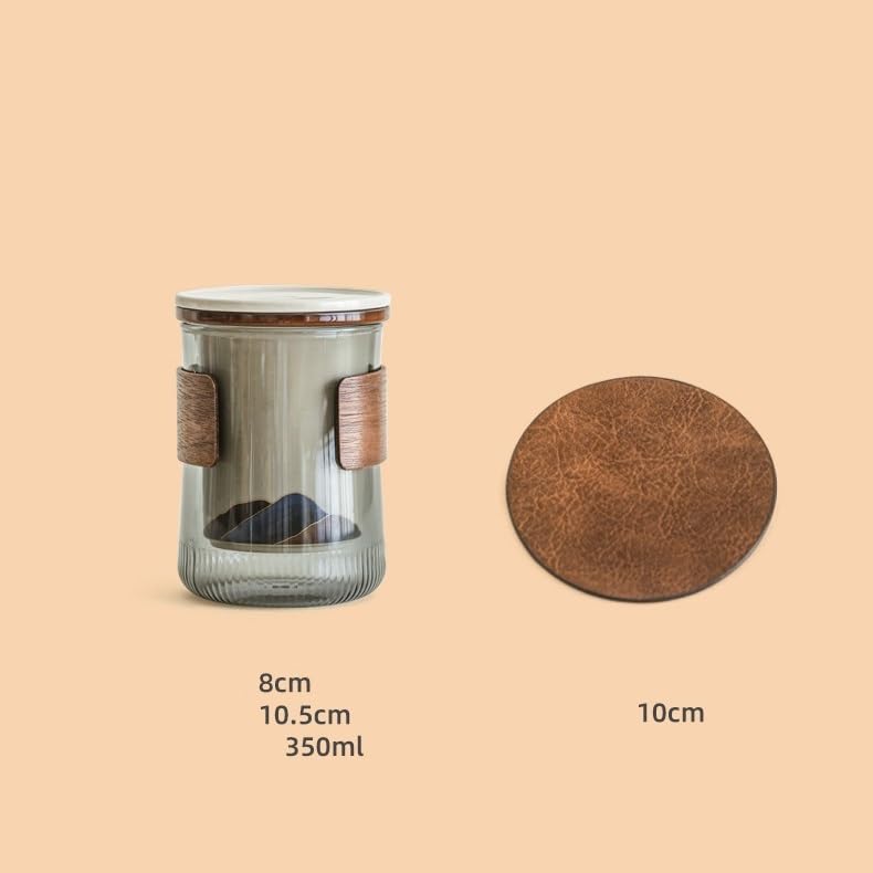 Tasse à thé Tasse à thé créative en verre avec filtre et couvercle, idéale for séparer l'eau et le thé Récipient de trempage