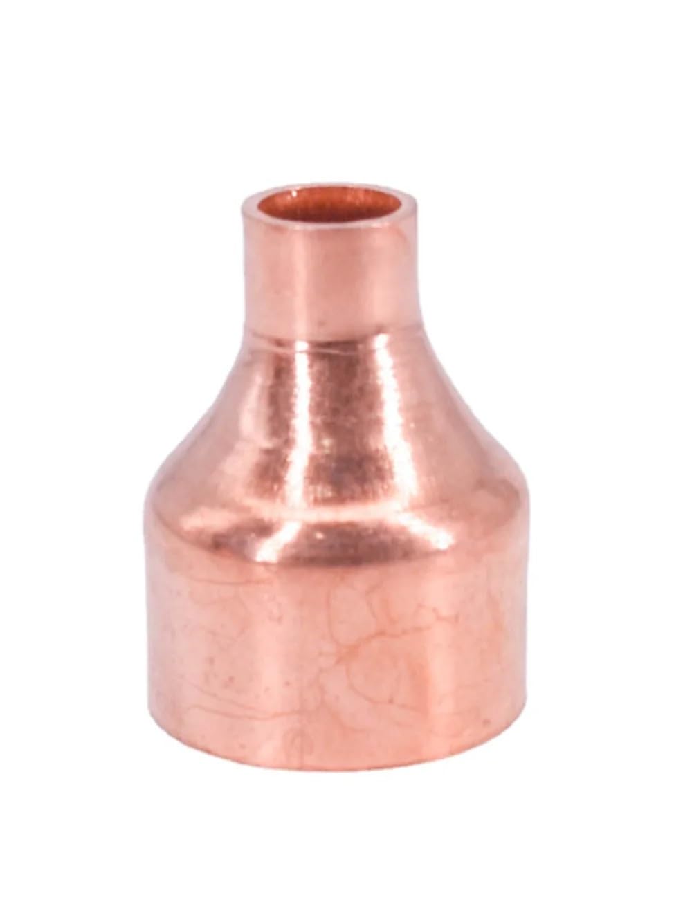 Cherrynight 32Mm To 19Mm Xljp 1Pc Tp2 Copper End Feed 32Mm 35Mm To 12.7/15/16/19/22/25.4/28.6Mm Straight Reducing Coupling Plumbing Fitting Scoket Weld Water Gas Oil(32Mm To 19Mm)
