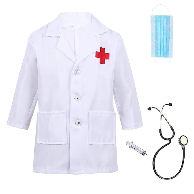 Buy Rudra Fancy Dress Doctor Coat dress for Kids Doctor Lab Coat