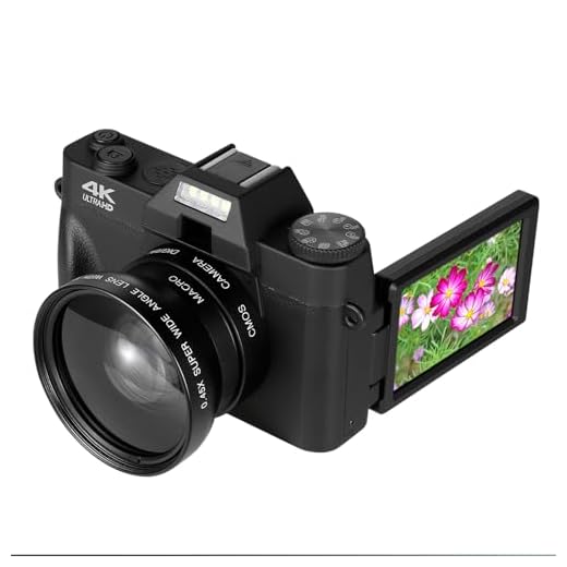 HOM 4K Digital Camera with Lenses