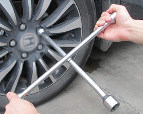 Image of WolkomHome Car 4in1 Pana Spanner Wrench 17-18-19-21mm for Maruti Wagon R 2017