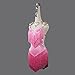 HYNNYH Pink,L, Fringe Latin Dancing Clothes for Women Ballroom Dance Practice Dresses Tango Dance Outfit Cha Cha Dancing Costumes