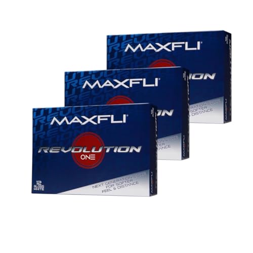 3 Dozen Maxlfi Revolution One Golf Balls 36 Balls Gloss