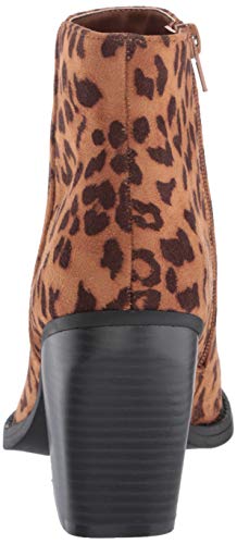 Madden Girl Women's Klicck Ankle Boot, Leopard Fabric, 6.5 M Us #TOP2