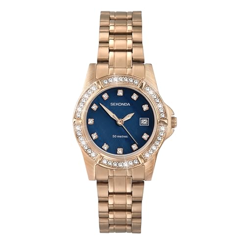 Montre habillée Sekonda Sienna 28mm finition strass et étanchéité 50m