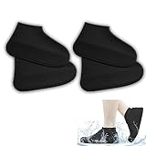 CALLYSONIC Couvre-chaussures imperméables, réutilisables, en silicone, pour l'extérieur...