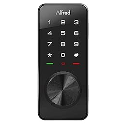 Alfred Touchscreen Smart Door Lock Keypad Pin with Bluetooth, Key Entry photo