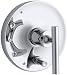 KOHLER K-T14501-4-CP Purist Rite-Temp Pressure-Balancing Valve Trim with Lever Handles, Polished Chrome