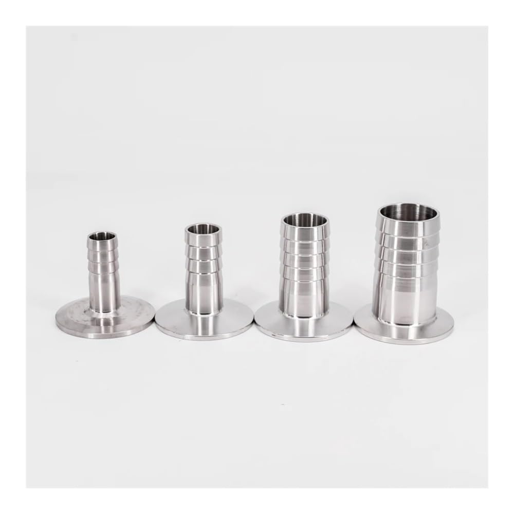 VXAXPOHZA 12.7mm Hose x 0.75" Tri Clamp SUS 316L Stainless Steel Tri-Clamp Hosetail Home Brew