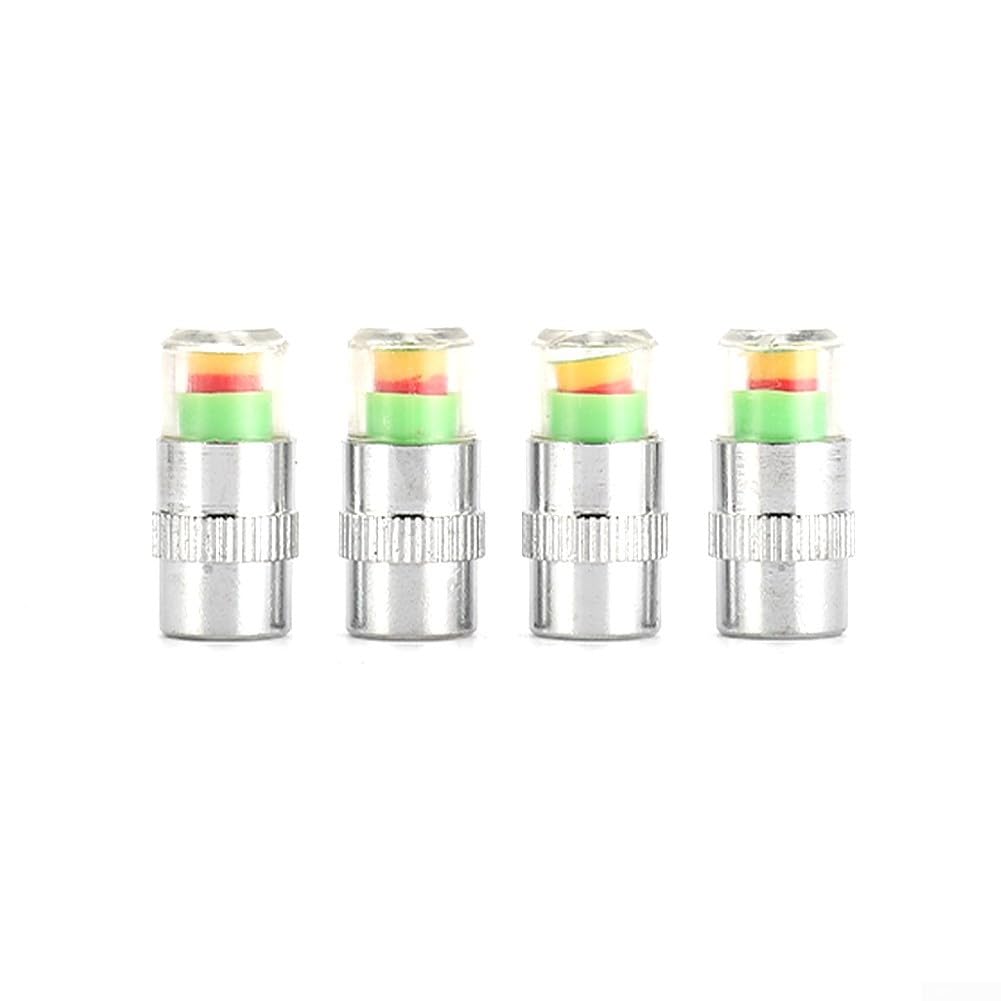 Lot de 8 valves de capteur de pression des pneus pour surveillance de sécurité de voiture et moto