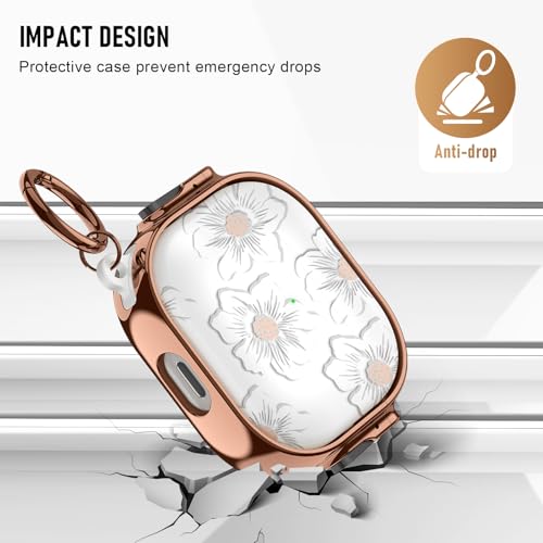 Image of for Apple Airpods 3rd Generation Case Cover, Protective TPU Soft Cases Cover Rugged for Airpods 3rd Case Covers, Shockproof for Airpods 3 Case Men Women with Keychain,Morning Glory