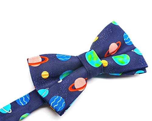 Image of OCIA Cute Pattern Pre-tied Bow Tie Adjustable Bowties for Adult & Children