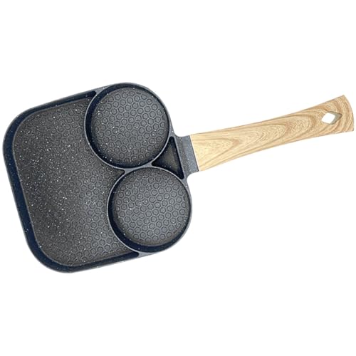 Poêle à œufs 3 compartiments pour ne plus rater la cuisson quotidienne - 2
