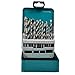 Price comparison product image Makita D-47173 Mixed Drill Set Metal Box - Multi-Colour (18-Piece)